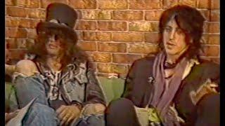 Guns N' Roses - Slash & izzy - The Power Hour - England 1987