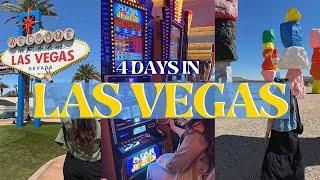 LAS VEGAS & GRAND CANYON VLOG 2023: 4 Days in Vegas, Nevada, Kingman Arizona & Seven Magic Mountains