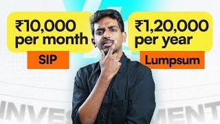 SIP Vs Lump Sum  | Which is Better? Mutual Fund Investment for Long Term Wealth