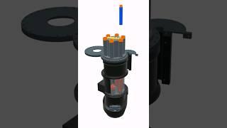 3D-Printed Minigun Gatling Mechanics - Look Inside the Animation Model