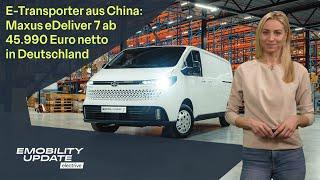 Maxus E-Transporter eDeliver 7 / Kompakt-Stromer von Ford / AC-Laden am CCS-Kabel – eMobility update