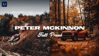 Peter McKinnon Fall Presets for Lightroom 2021 - Autumn Preset | Moody Orange | Moody Fall