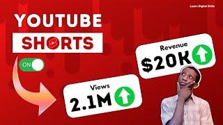 How to make $20,000 Per Month Creating Viral Shorts | AI Secret