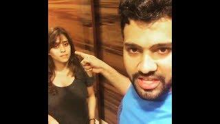 Rohit Sharma And His Wife Ritika Sajdeh Funny Video || Rohit Sharma And Ritika Sajdeh