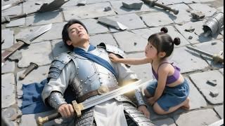 A child with special powers touches her dying general father; his tragic fate instantly reverses.