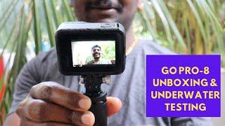 Go Pro Hero 8 Unboxing in Tamil | Under Water Testing | Go Pro Accessories | AK Vlogs