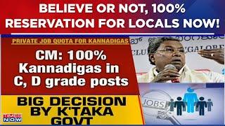 Karnataka Employment Bill | 100% Jobs In C & D Grade Posts & 50 % Management Jobs For Locals Cleared