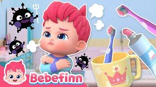 No, No, Toothbrushing!ㅣEP139ㅣSong for KidsㅣBebefinn Nursery Rhymes