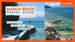 MASASA BEACH Travel Guide • Tingloy, Batangas • Philippine Beach List