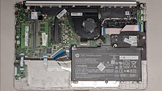 HP Laptop 15-DY2073DX Disassembly RAM SSD Hard Drive Upgrade Battery Replacement Repair Quick Look