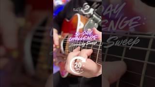 Day 20 | Guitar Challenge | 30 Days of Sweep Picking from Scratch