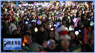 KOREAN PROTESTS BOAST FESTIVE FLAIR