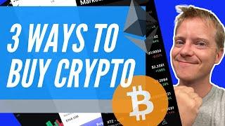 How To Buy Cryptocurrency For Beginners | 3 EASY WAYS