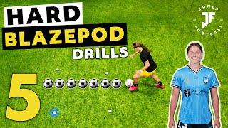 5 BLAZEPOD SOCCER DRILLS WITH A PRO PLAYER ️ AIDEEN KEANE (SYDNEY FC)