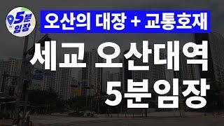 세교신도시 임장  오산의 진짜 대장? 오산대역 세마역 ㅣ 오산 저평가 아파트 5분임장으로 투자