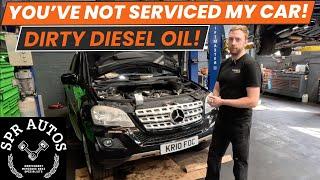 EVERY MECHANIC HAS BEEN ACCUSED OF THIS! YOU'VE NOT SERVICED MY CAR! DIRTY DIESEL OIL EXPERIMENT!