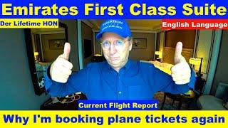 Emirates First Class Flight Review (Current flight review) Lifetime Traveller #lifetimetraveller