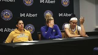 LA Sparks Basketball | Postgame Press Conference 5.30.25