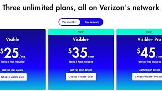Visible By Verizon Amazing New Plans! What You Need to Know || Visible, Visible+ Visible+ Pro