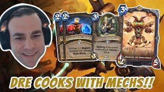 The DRE Cooks Up an INSANE Mech Rogue/Shaman Run! - Hearthstone Arena