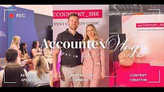 Accountex vlog! | A week in the life of an accountant creating content and speaking to thousands!!