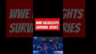 WWE survival series highlights #wrestling #wwe #smackdown