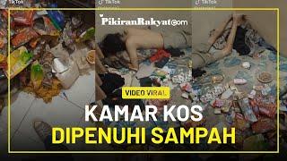 Viral Video Kamar Kos Dipenuhi Sampah, Netizen: Dekorasi Kamar Tipe TPA