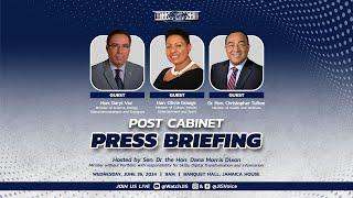 JISTV | Post Cabinet Press Briefing -June 26, 2024