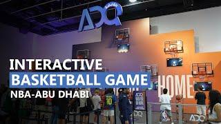 Interactive Basketball Game | NBA District Abu Dhabi 2024 | Fractal Systems