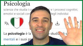 Corso di Italiano - Psicologia - Conversazioni per Imparare l'Italiano