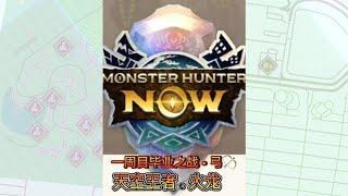 MHN | 一周目毕业 | 天空王者火龙 | 弓箭 | Monster Hunter Now | 魔物猎人Now |