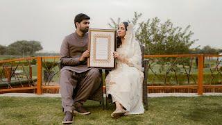 Intimate Nikkah Ceremony | Daremah & Umer Nikkah Highlights | Studio Husnain