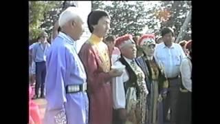 Cossack Woman Singing Kalmyk Song -1990, Kalmykia