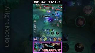 POPOL ESCAPE INSANE SKILL.build top 1 global. #mobilelegends #popol #topglobal #bestbuild #yuriasura