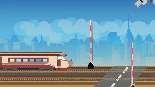 Cartoon about a train. See children's cartoon about #trains