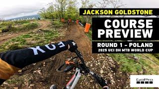 GoPro:  DH World Cup Racing is Back! - Course Preview with Jackson Goldstone - Poland - 2025