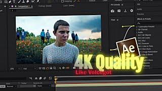 High Quality Settings Like volcogot   4k video edit tutorial  ; After Effects