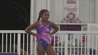 Olympic hopeful Konnor McClain trains at Edgewater Gymnastics