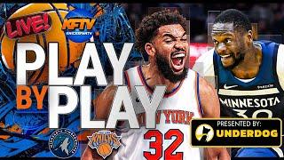 New York Knicks vs Minnesota Timberwolves Play-By-Play Show (12/19/24)