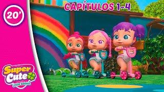 SUPERCUTE LITTLE BABIES  en ESPAÑOL - Episodios 1 - 4 +  SORPRESA | DIBUJOS ANIMADOS (20 Min)