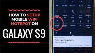 Samsung Galaxy S9: How to Setup WiFi Mobile Hotspot and Tethering