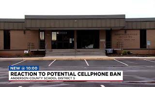 Reaction to cellphone ban in Anderson Co. District 5 ban