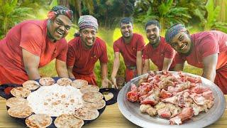 Traditional Beef Nihari Cooking With Bread | গরুর নেহারি রান্না | Beef Paya Cooking | VillageCooking