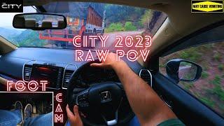 Battling Traction Loss: Driving Honda City 5th Gen on Narrow Roads of Himachal Pradesh | RAW POV