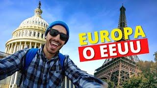 ¿Dónde es mejor vivir en Estados Unidos o en Europa?