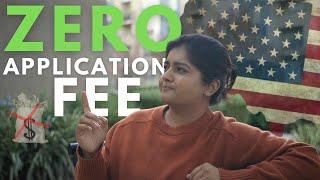 How to get College Application Fee Waivers for International Students | Free Universities 