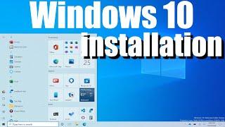 Installation Windows 10 2024