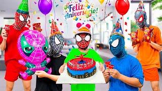 Homem Aranha e o Aniversário do KID ARANHA  ( Histórias de Super Heróis )