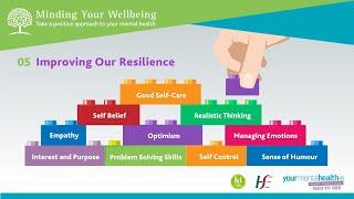 Minding Your Wellbeing Session 5: Improving Our Resilience.