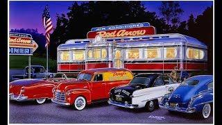 Diorama Cars eatery diner cafe city town  ДИОРАМА КАФЕ